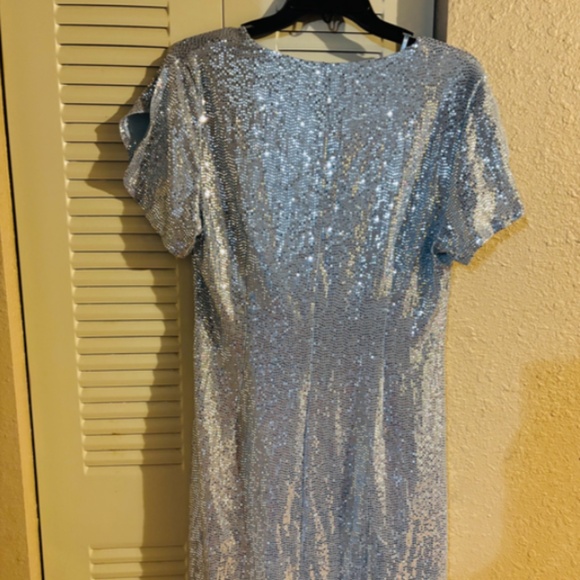 John Meyer JM Studio Dress Sequin Sparkly Party Cocktail Wedding Guest Size 14 - Picture 7 of 9